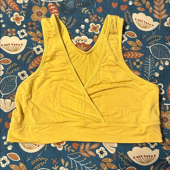 Kindred Bravely Pullover Racerback Nursing Bra in MARIGOLD - Picture 5 of 7